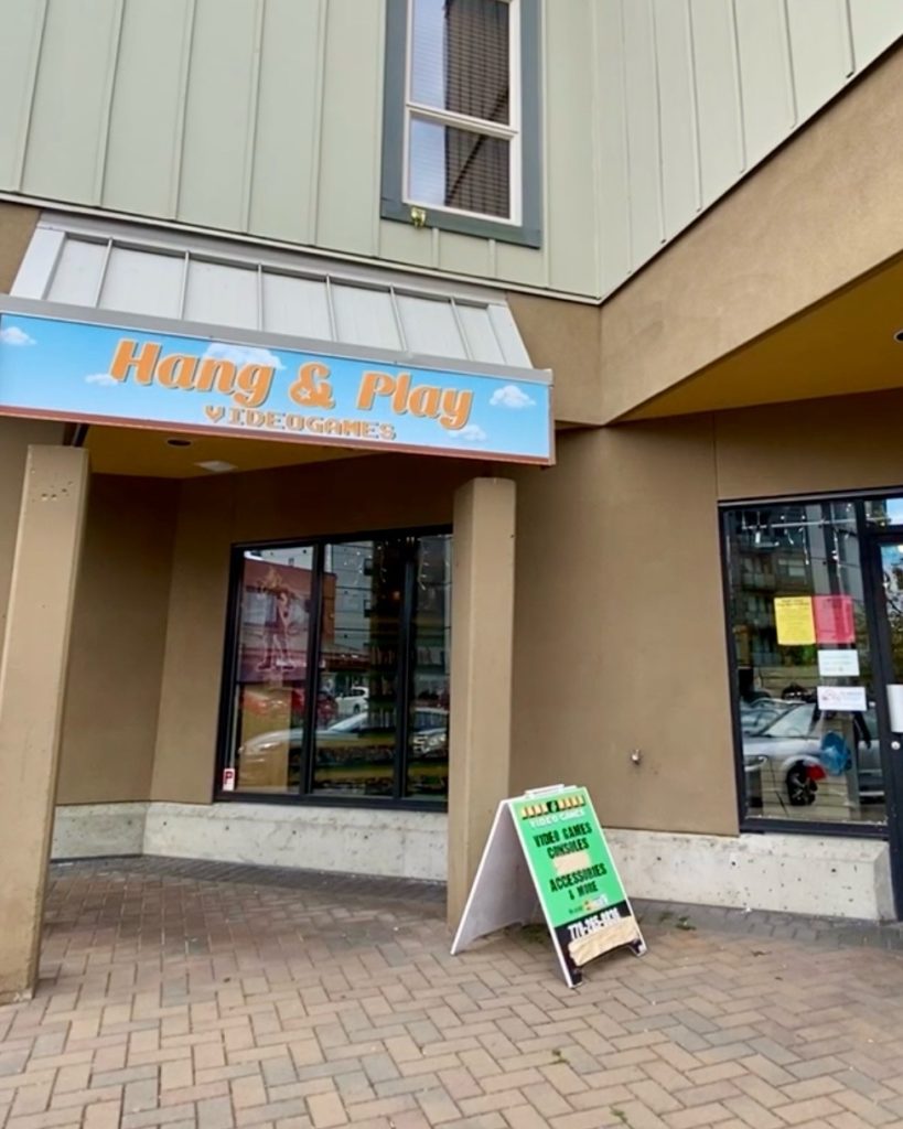 Outside of Hang and Play Video Games in Langford, BC