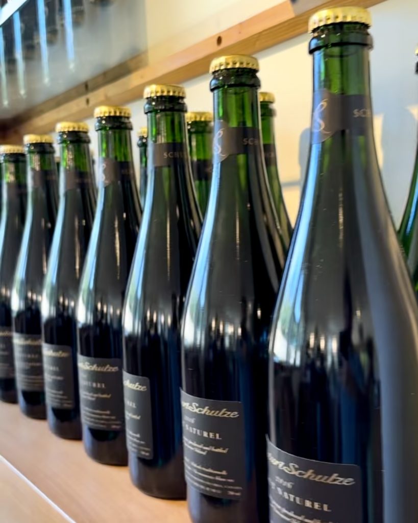 Venturi-Schulze Vineyard bottles in Cobble Hill, BC